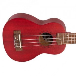 Laka VUS5RD Soprano Ukulele - Red